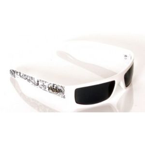 White Locs Bandana Print Sunglasses